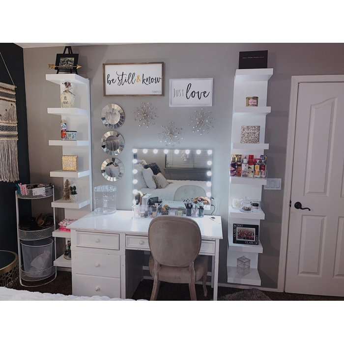 Willa Arlo Interiors Alongi Hollywood Makeup / Shaving Mirror & Reviews